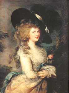 Thomas Gainsborough. Georgiana Cavendish, Duquesa de Devonshire (1787)