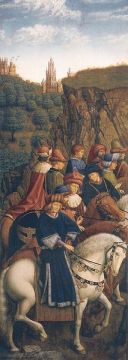 Van Eyck. Los Jueces Justos. Panel del Políptico de Gante