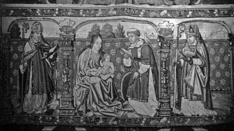 Imagen del tapiz de la Catedral de Rosa de Isábena. Archivo Mas.