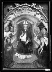 Pere Serra. San Pedro en cátedra (2ª mitad s. XIV). Procedente de la iglesia de Cubells