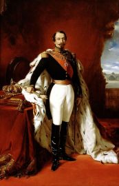 F.X. Winterhalter. Retrato del emperador Napoleón III de Francia (2ª mitad s. XIX)