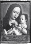 Anónimo, Escuela Hispano Flamenca. Virgen con el Niño (S. XV)