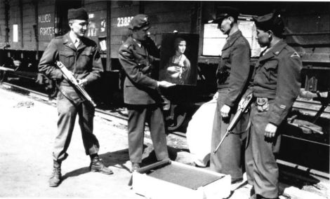 La dama del armiño recuperada en 1945